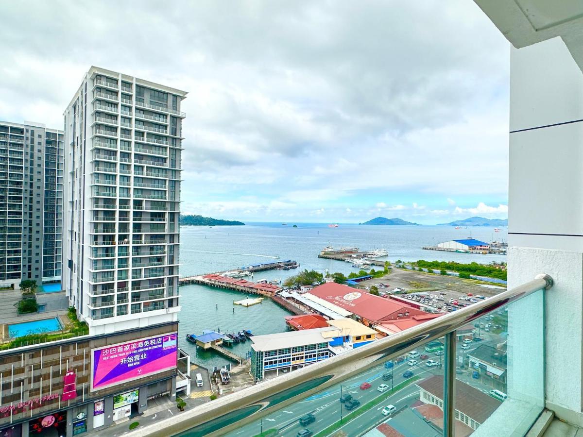 M Centro City Centre @ Gaya Street By Sunset Seaview Vacation Condos Kota Kinabalu Ngoại thất bức ảnh